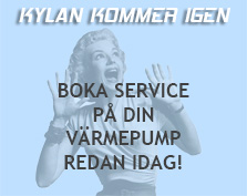 Kylan kommer igen, boka service på din värmepump