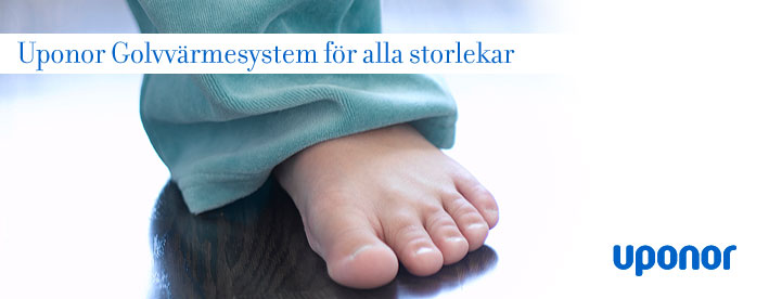 Uponor golvvärmesystem för alla storlekar